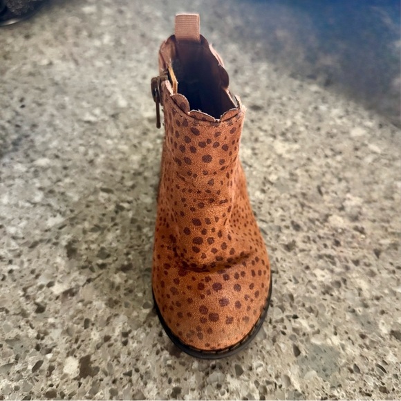 Baby Gap Toddler Sculpted Leopard Print Ankle Boots - Size 6C 🐆👢 - Picture 11 of 16